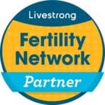 A fertility badge indicating partnership with the Livestrong Fertility Network.