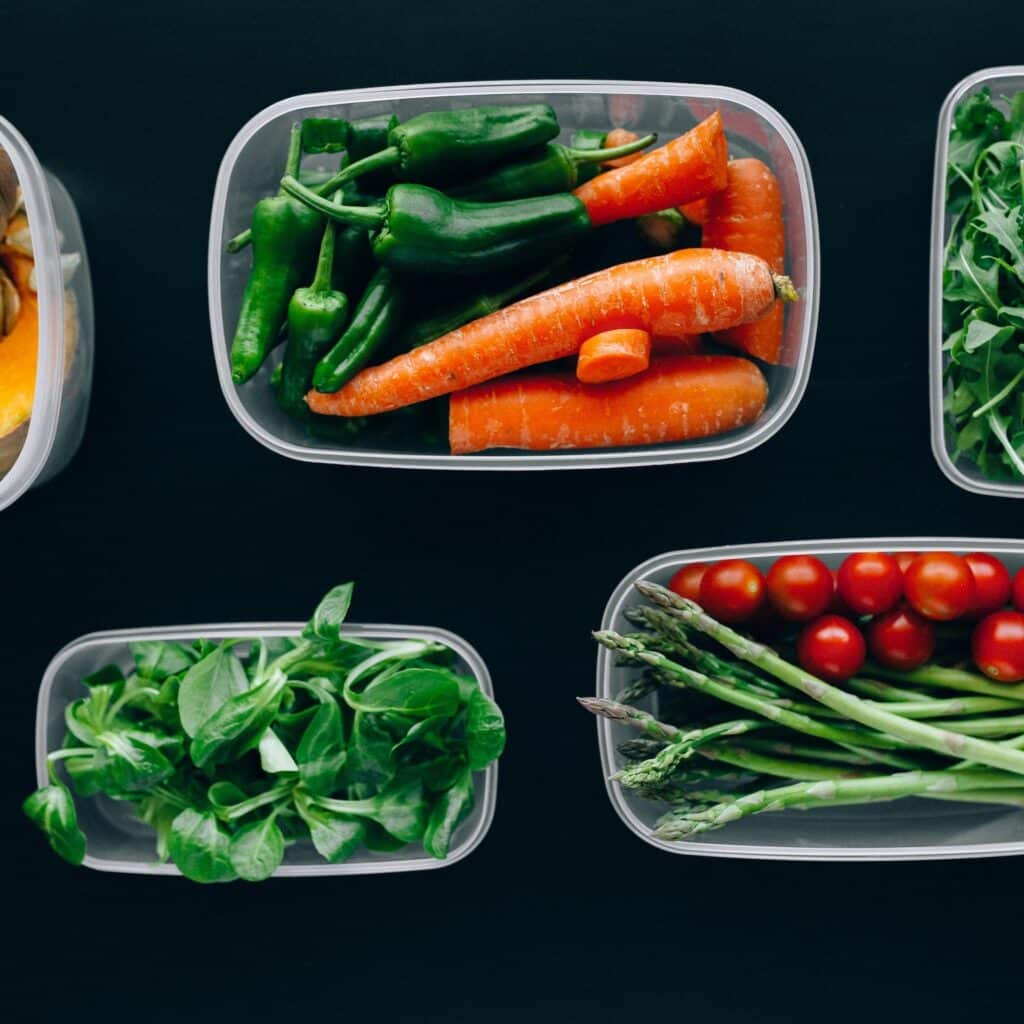 plastic Nataliya Vaitkevich vegetables in plastic storage containers